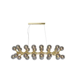 KDesign Lampa wisząca ATOMIC BALLS 140 cm złota