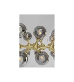 KDesign Lampa wisząca ATOMIC BALLS 140 cm złota
