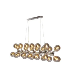 KDesign Lampa wisząca ATOMIC BALLS 140 cm złota