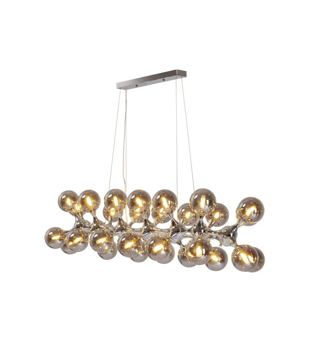 KDesign Lampa wisząca ATOMIC BALLS 140 cm złota