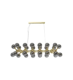 KDesign Lampa wisząca ATOMIC BALLS 140 cm złota