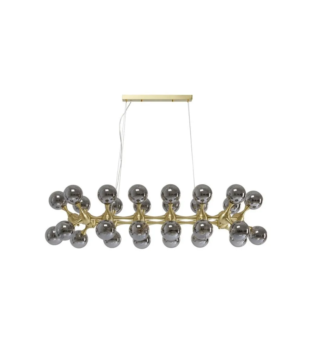 KDesign Lampa wisząca ATOMIC BALLS 140 cm złota