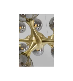 KDesign Lampa wisząca ATOMIC BALLS 140 cm złota