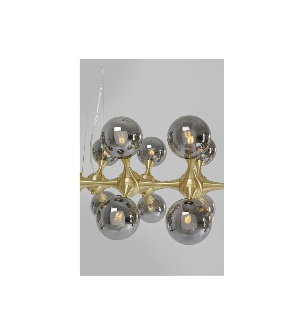 KDesign Lampa wisząca ATOMIC BALLS 140 cm złota