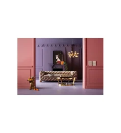 KDesign Lampa wisząca ATOMIC BALLS 74 cm złota