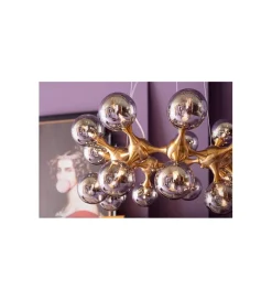 KDesign Lampa wisząca ATOMIC BALLS 74 cm złota