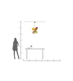 KDesign Lampa wisząca BALLOON DANCE 85 cm