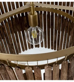 Exclusivas Lampa wisząca BATERA 60 cm naturalna