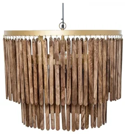 Exclusivas Lampa wisząca BATERA 60 cm naturalna