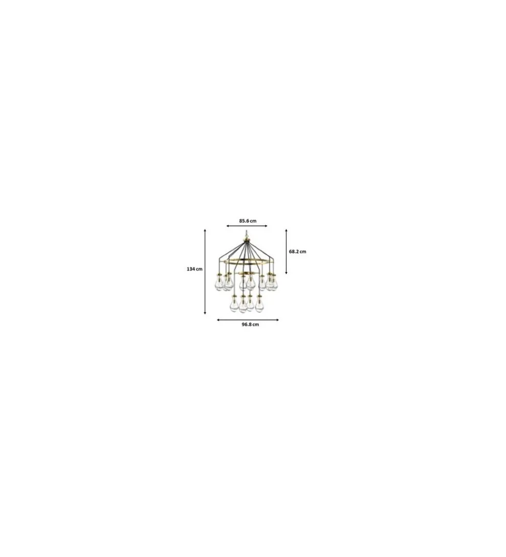 KDesign Lampa wisząca BELL HIGHLIGHT 134 cm