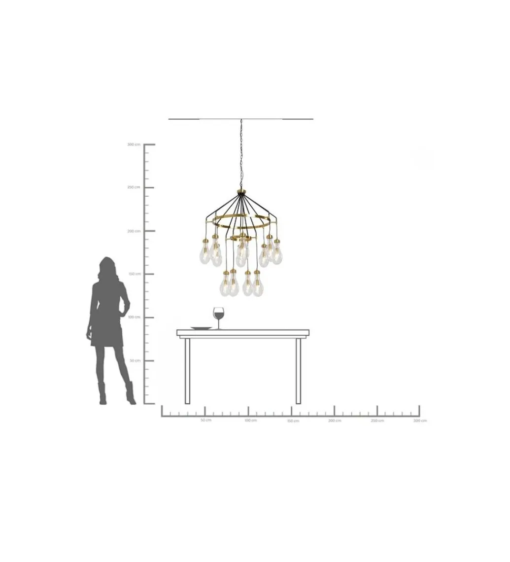 KDesign Lampa wisząca BELL HIGHLIGHT 134 cm