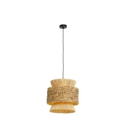 KDesign Lampa wisząca CAMPO 39 cm naturalna