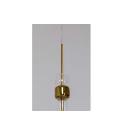 KDesign Lampa wisząca CANDY BAR 13 cm złota