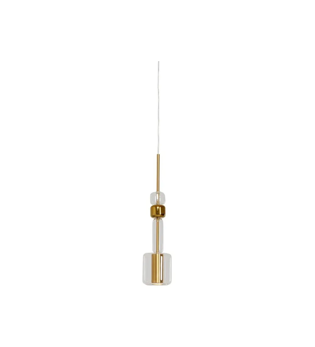 KDesign Lampa wisząca CANDY BAR 13 cm złota