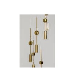 KDesign Lampa wisząca CANDY BAR 44 cm złota