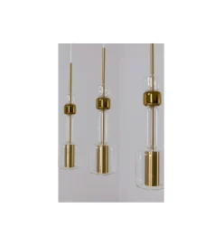 KDesign Lampa wisząca CANDY BAR 70 cm złota