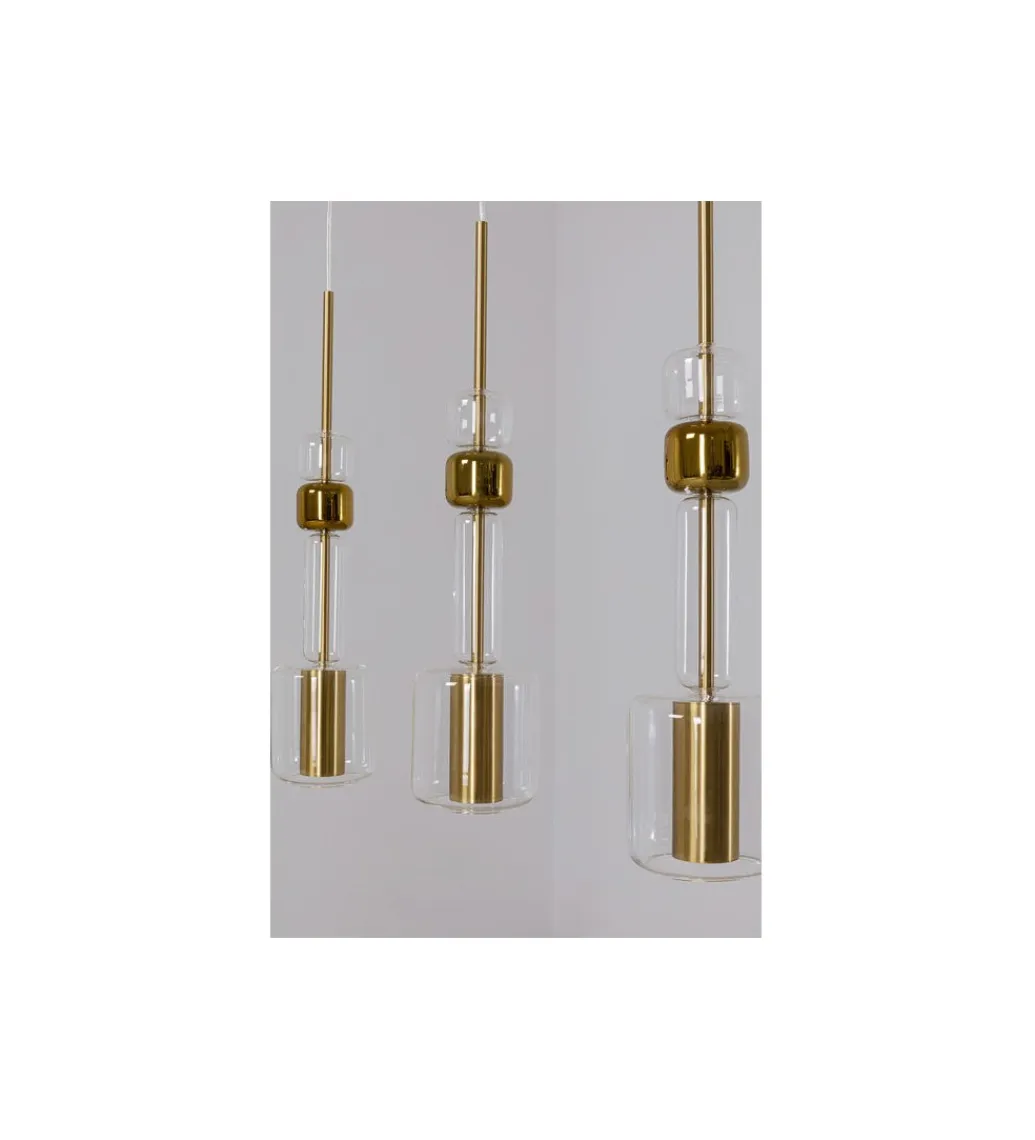 KDesign Lampa wisząca CANDY BAR 70 cm złota