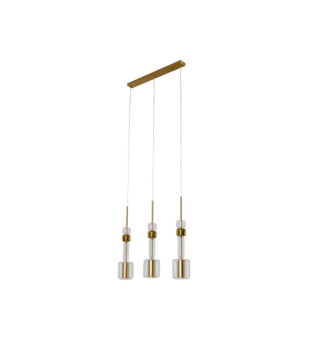 KDesign Lampa wisząca CANDY BAR 70 cm złota