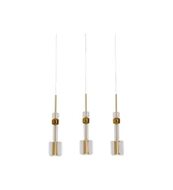 KDesign Lampa wisząca CANDY BAR 70 cm złota