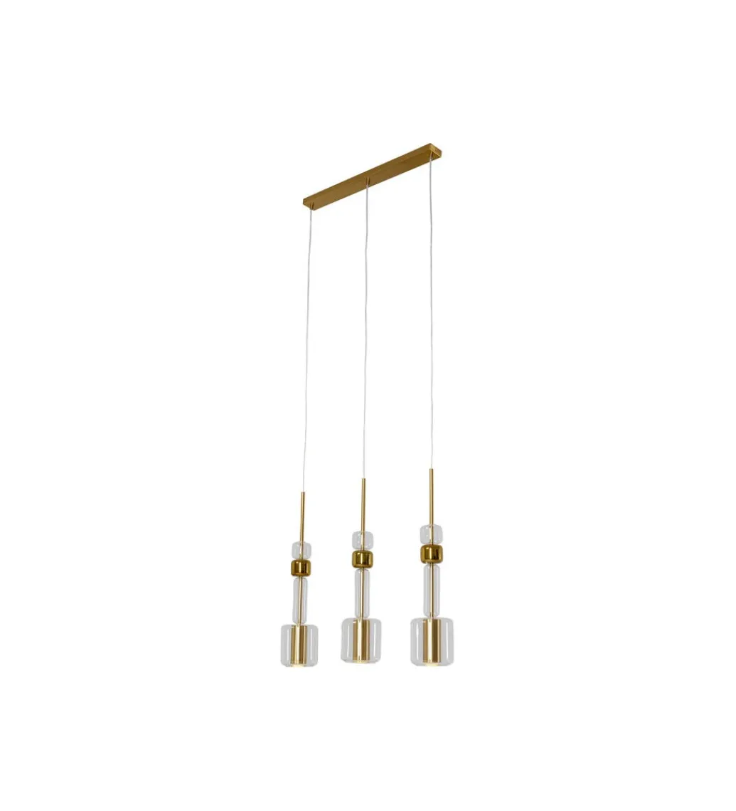 KDesign Lampa wisząca CANDY BAR 70 cm złota