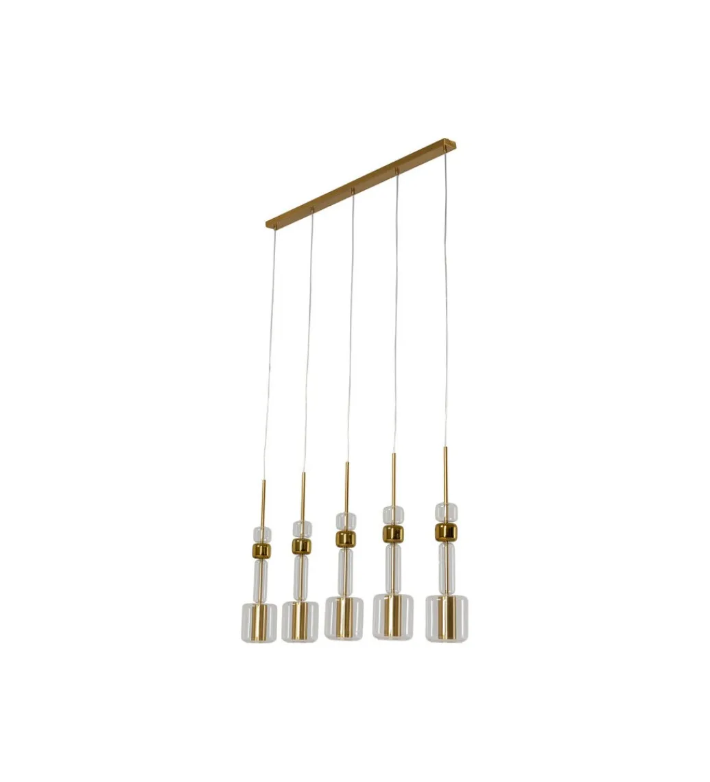 KDesign Lampa wisząca CANDY BAR 103 cm złota