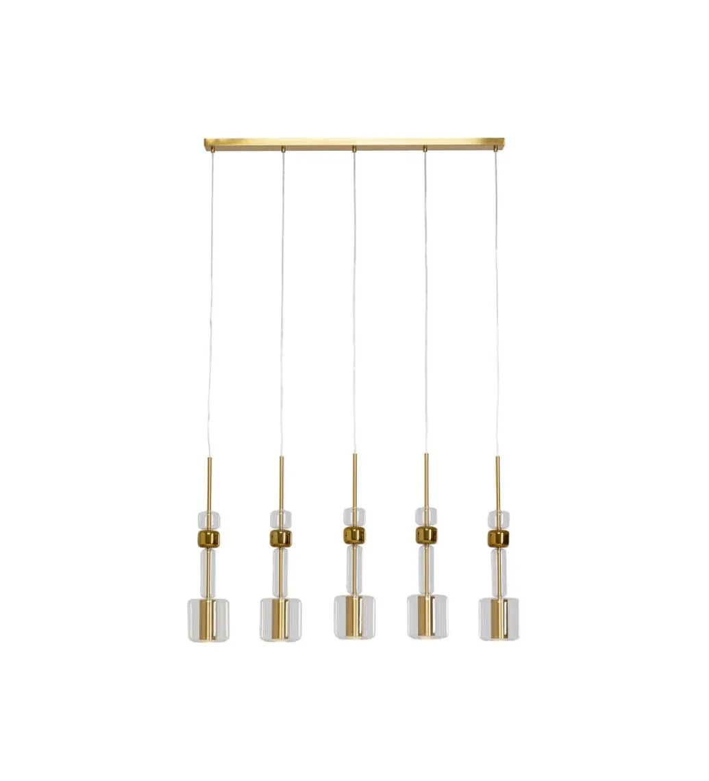 KDesign Lampa wisząca CANDY BAR 103 cm złota