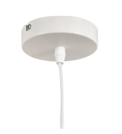 Zona-Design Lampa wisząca CLOUDI 40 cm Pióro biała