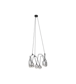 KDesign Lampa wisząca COLUMBO 58 cm czarna