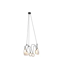 KDesign Lampa wisząca COLUMBO 58 cm czarna