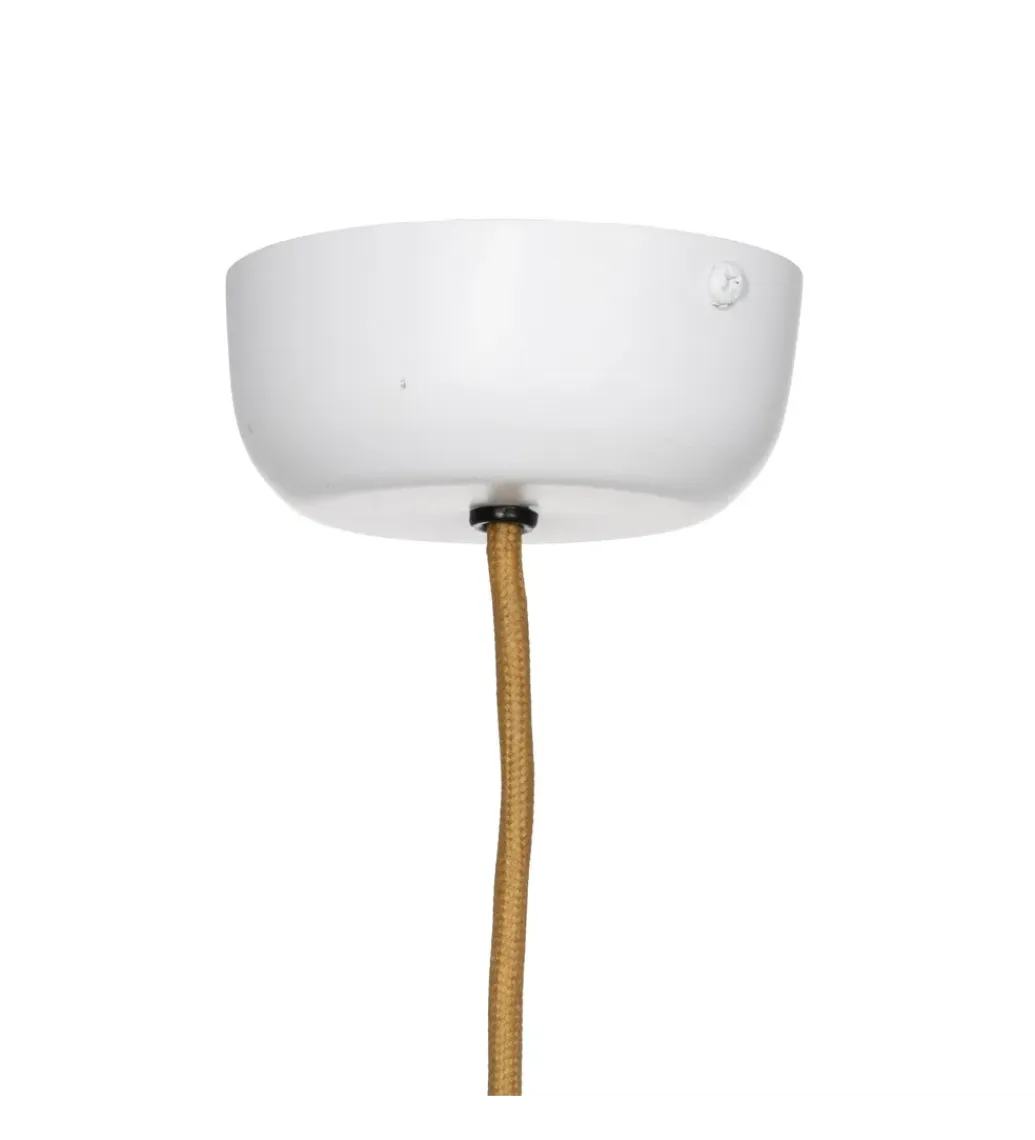 Zona-Design Lampa wisząca CONEMTA 50 cm biała