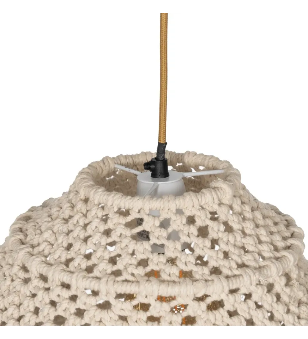 Zona-Design Lampa wisząca CONEMTA 50 cm biała