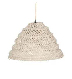 Zona-Design Lampa wisząca CONEMTA 50 cm biała