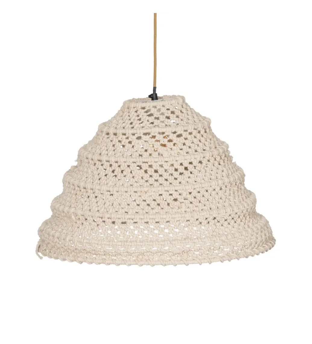 Zona-Design Lampa wisząca CONEMTA 50 cm biała