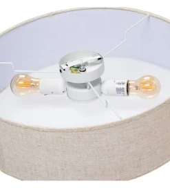 Zona-Design Lampa wisząca DWEMNAO 50 cm biały