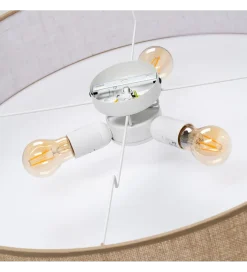 Zona-Design Lampa wisząca DWEMNAO 70 cm naturalna