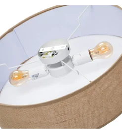 Zona-Design Lampa wisząca DWEMNAO 50 cm naturalna