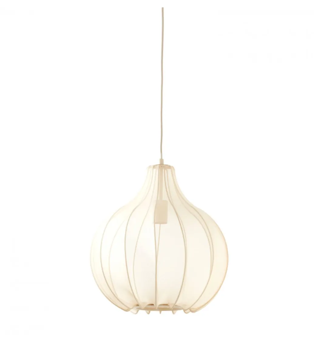 L&L Lampa wisząca ELATI 39 cm piaskowa