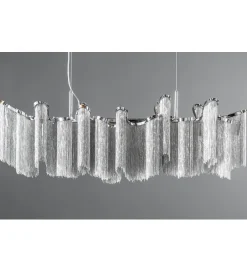 Invicta Interior Lampa wisząca Elegance 118 cm srebrna