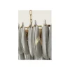 KDesign Lampa wisząca FEATHER 95 cm szara