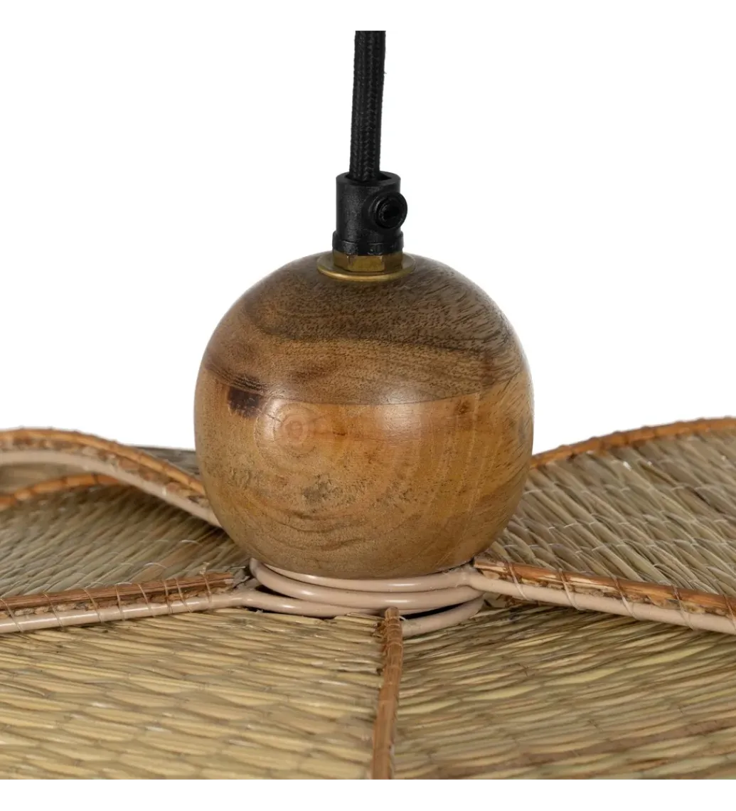 Zona-Design Lampa wisząca FEBERKI 60 cm naturalna