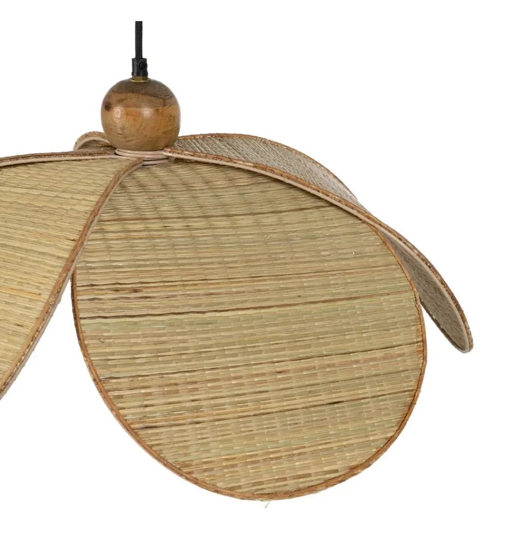 Zona-Design Lampa wisząca FEBERKI 60 cm naturalna