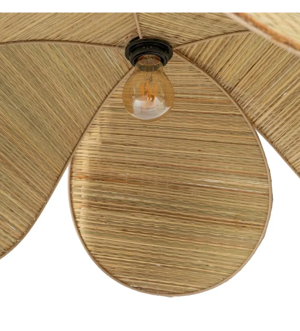 Zona-Design Lampa wisząca FEBERKI 60 cm naturalna