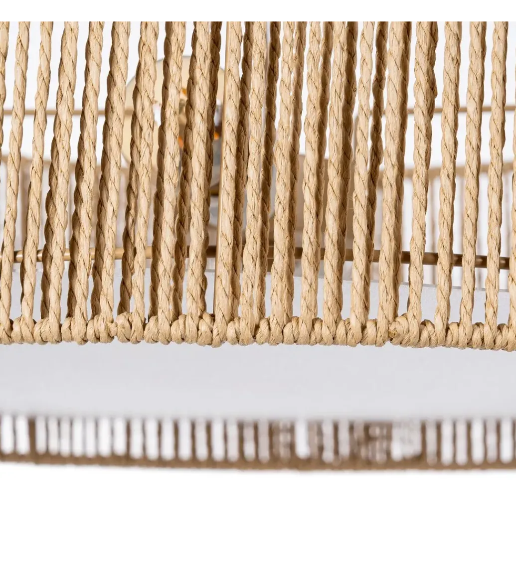 Zona-Design Lampa wisząca GERMNA 52 cm naturalna