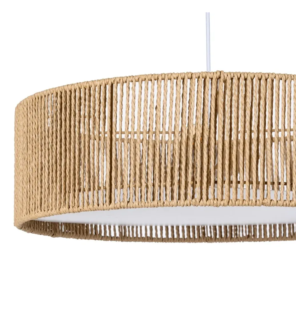Zona-Design Lampa wisząca GERMNA 52 cm naturalna