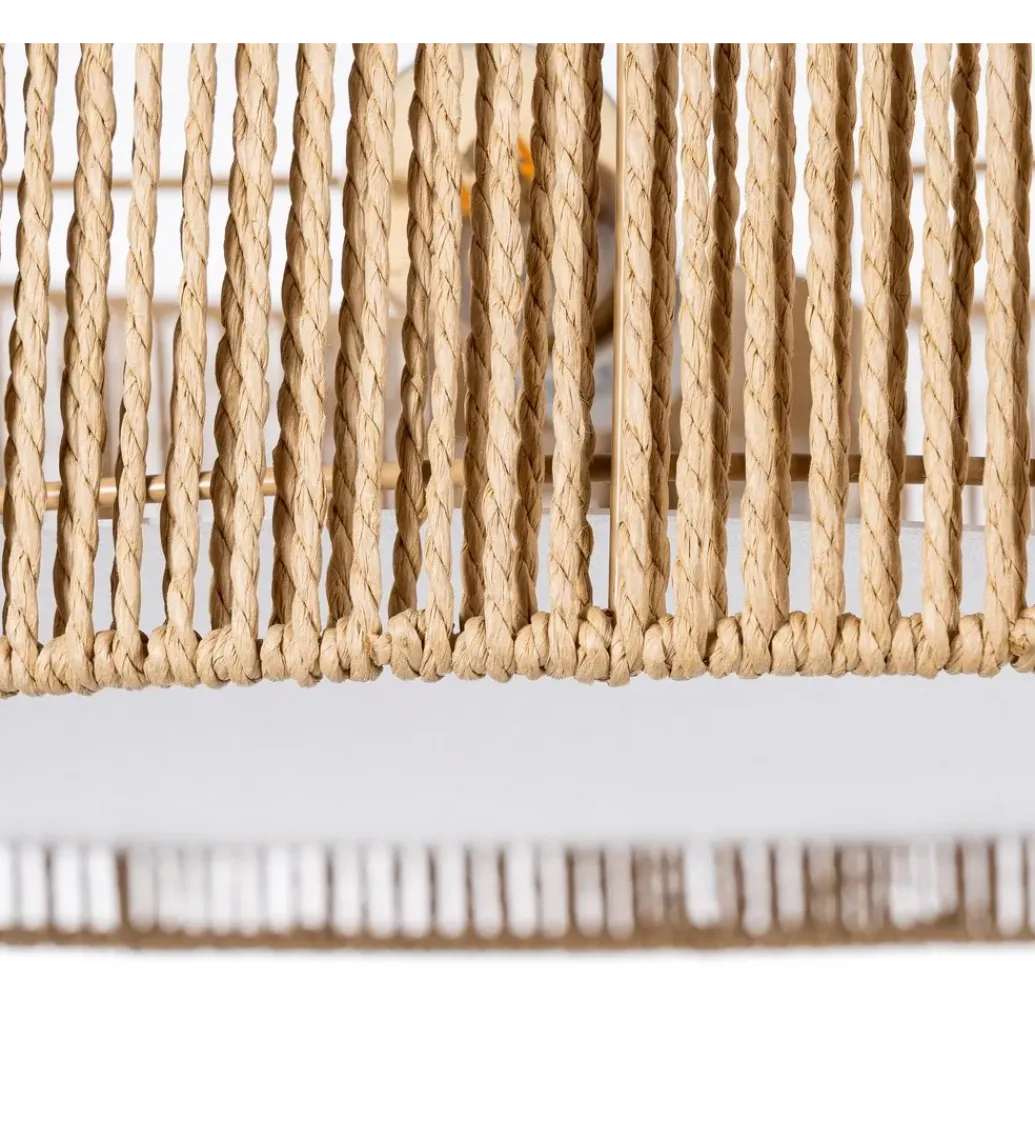 Zona-Design Lampa wisząca GERMNA 52 cm naturalna