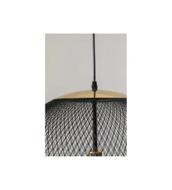 KDesign Lampa wisząca GRATO 45 cm czarno złota
