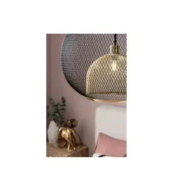 KDesign Lampa wisząca GRATO 45 cm czarno złota