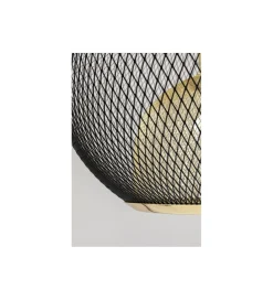 KDesign Lampa wisząca GRATO 45 cm czarno złota