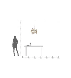 KDesign Lampa wisząca HEADLIGHT chromowana