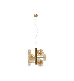 KDesign Lampa wisząca HEADLIGHT z mosiężnym wykończeniem